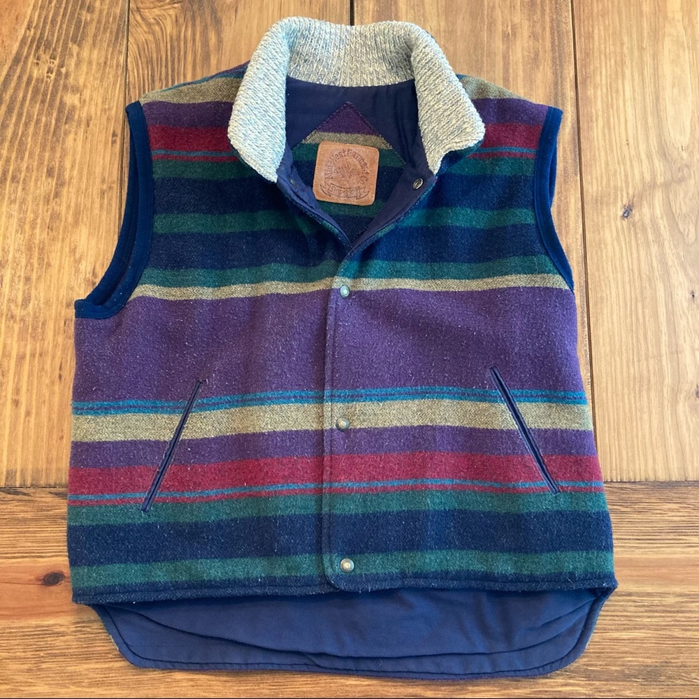 Vintage Mid-West Garment Co Western Vest EUC